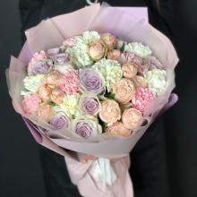 Букет с пионовидными розами, 50 см